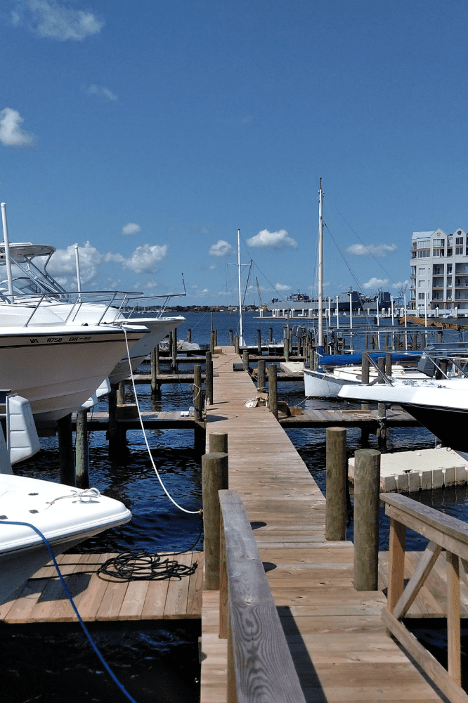 Wooden Marina Dock